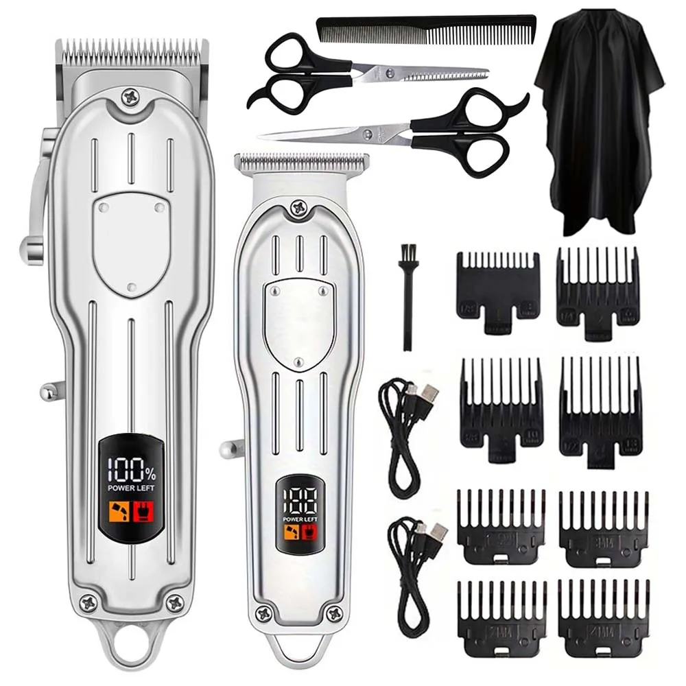 Mens Grooming Tools - ماكينة حلاقة كهربائية مع شاشة رقمية