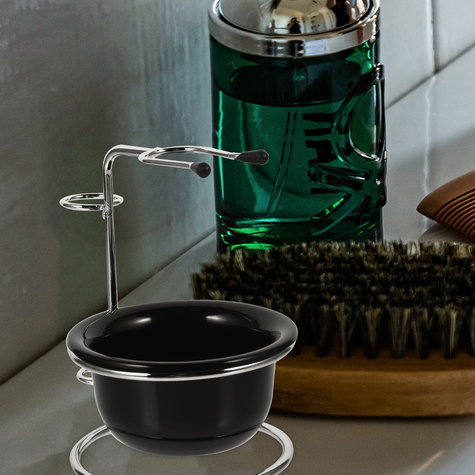 حامل فرشاة الحلاقة ووعاء من سب - مراجعة Men'S Grooming Brush وسعره